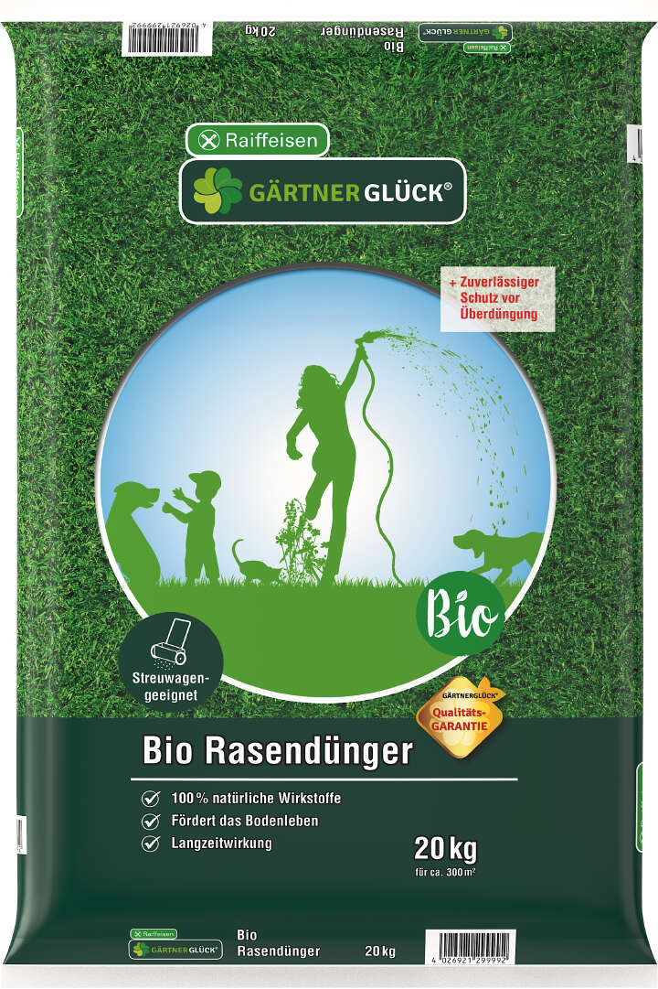 GÄRTNERGLÜCK Bio Rasendünger organisch granuliert